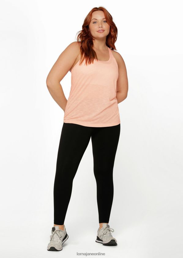 Lorna Jane Lässiges Fitness-Tanktop ZR60X252 Bekleidung blasser Pfirsich Frauen