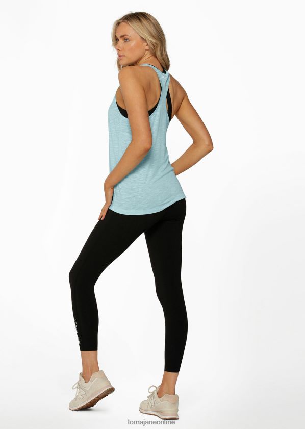 Lorna Jane Lässiges Fitness-Tanktop ZR60X346 Bekleidung blauer Himmel Frauen