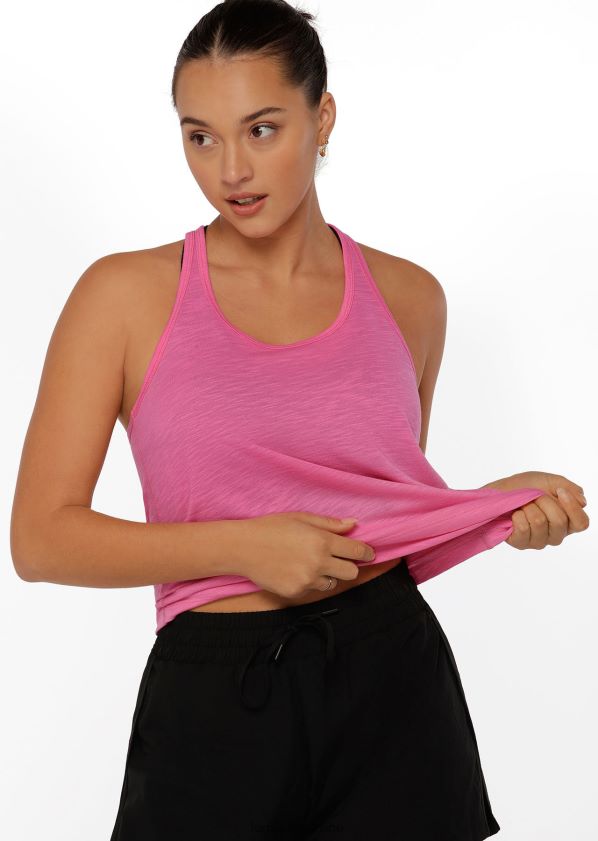 Lorna Jane Lässiges Fitness-Tanktop ZR60X371 Bekleidung Milchshake Frauen