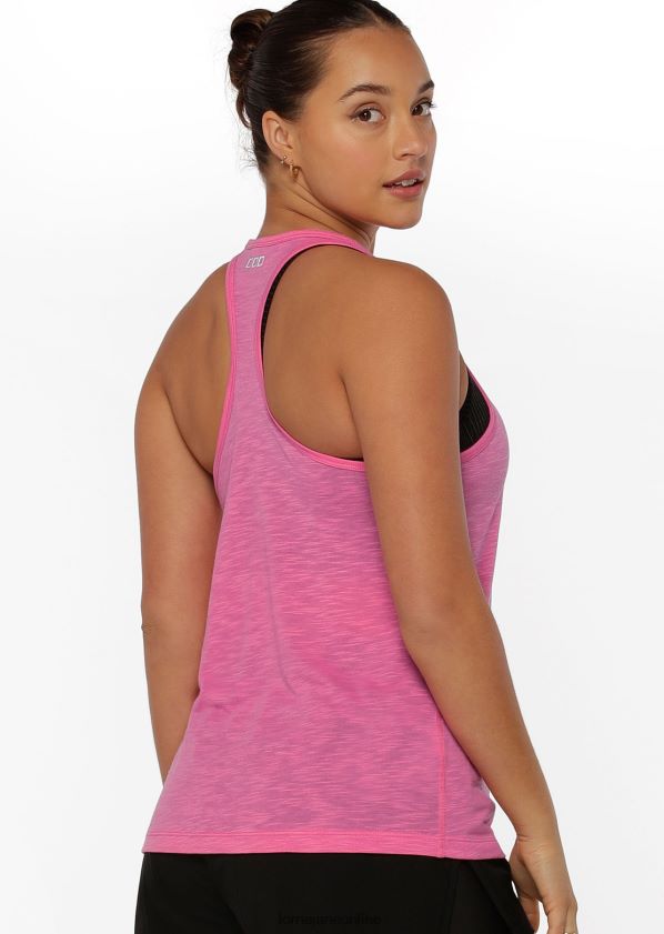 Lorna Jane Lässiges Fitness-Tanktop ZR60X371 Bekleidung Milchshake Frauen