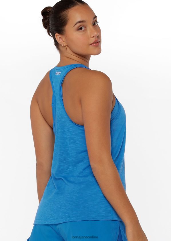 Lorna Jane Lässiges Fitness-Tanktop ZR60X372 Bekleidung Kornblume Frauen