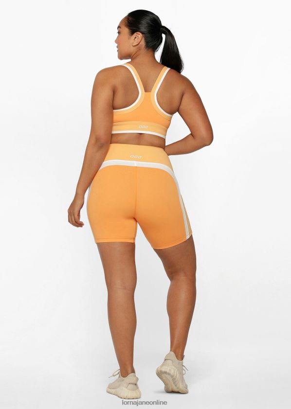 Lorna Jane Mango-Spleiß-Sport-BH ZR60X307 Bekleidung goldene Stunde Frauen