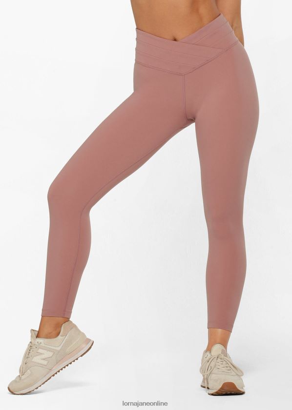 Lorna Jane Meditieren Sie recycelte Knöchelbeißer-Leggings ZR60X32 Bekleidung wilde Rose Frauen