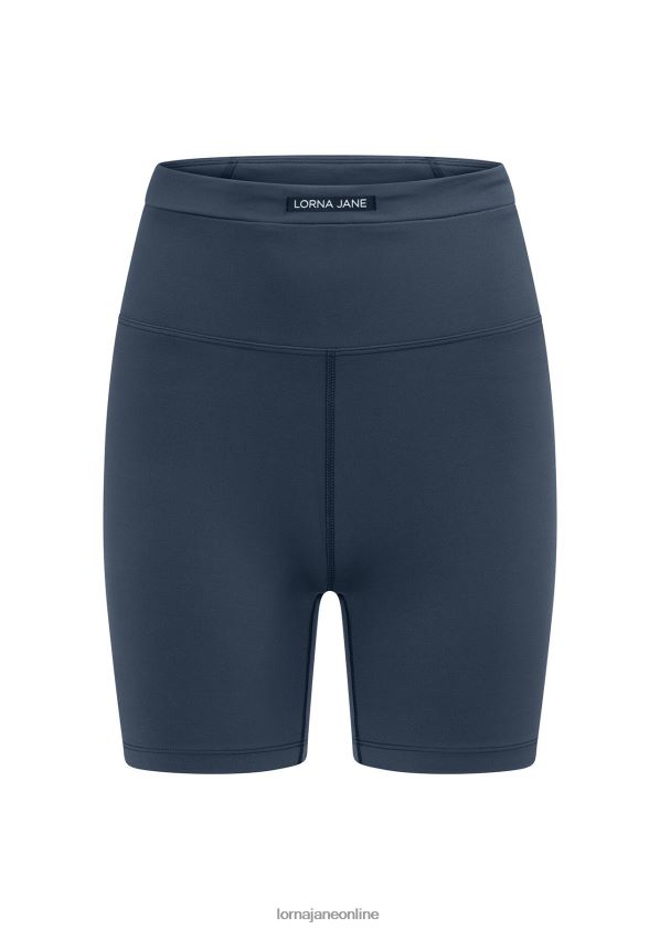 Lorna Jane Mesh-Handy-Pocket-Bike-Shorts ZR60X313 Bekleidung blasses Indigo Frauen