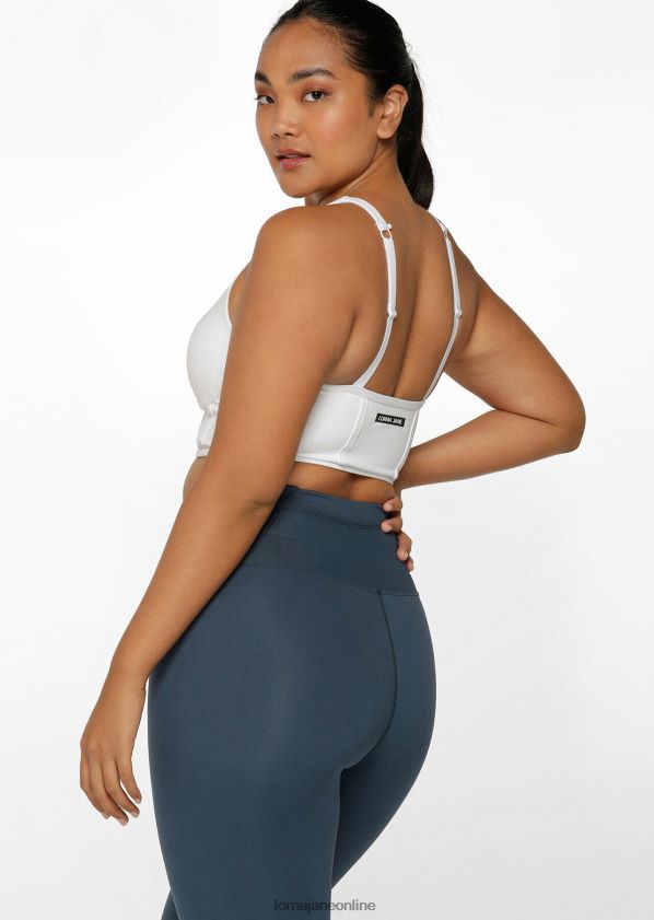 Lorna Jane Mesh-Longline-BH ZR60X293 Bekleidung Weiß Frauen