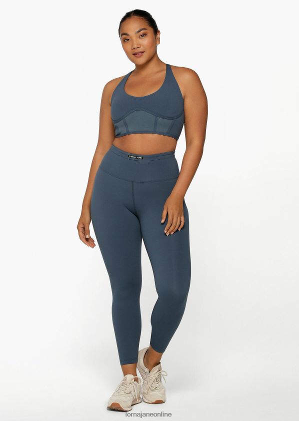 Lorna Jane Mesh-Longline-BH ZR60X294 Bekleidung blasses Indigo Frauen