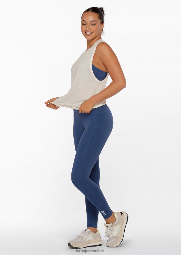 Lorna Jane Muskeltank ausschalten ZR60X486 Bekleidung Creme Frauen