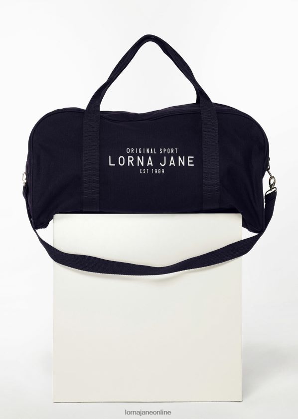 Lorna Jane Originale Sport-Reisetasche aus Segeltuch ZR60X276 Zubehörteil Französische Marine Frauen