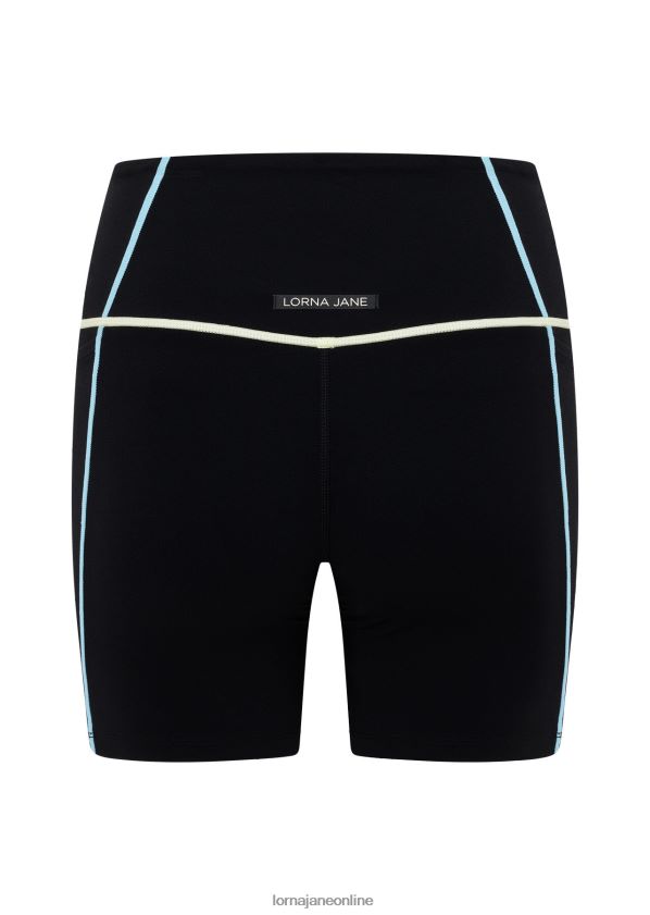 Lorna Jane Pastellfarbene recycelte Fahrradshorts ohne Scheuern ZR60X52 Bekleidung Schwarz Frauen