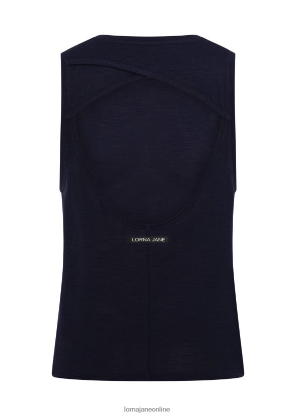 Lorna Jane Power-Lift-Tank ZR60X21 Bekleidung Französische Marine Frauen