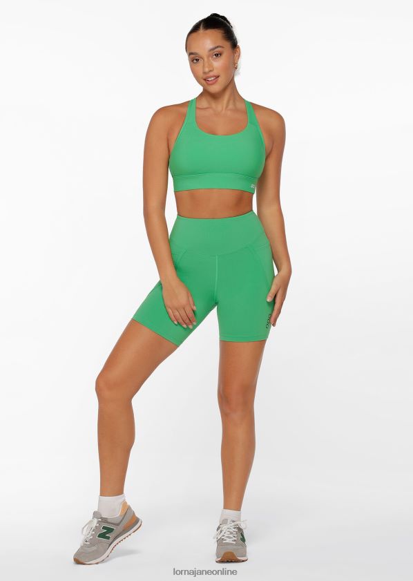 Lorna Jane Rebound-Pocket-Bike-Shorts aus recyceltem Handy ZR60X479 Bekleidung Mojito Frauen