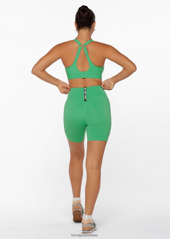 Lorna Jane Rebound-Pocket-Bike-Shorts aus recyceltem Handy ZR60X479 Bekleidung Mojito Frauen