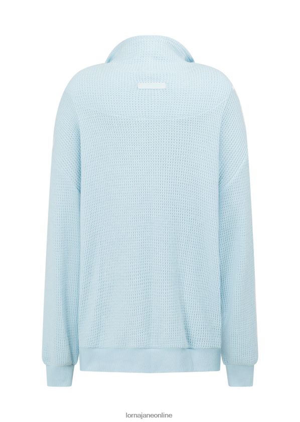 Lorna Jane Ruhe-Sweatshirt mit Viertelreißverschluss ZR60X76 Bekleidung blauer Himmel Frauen