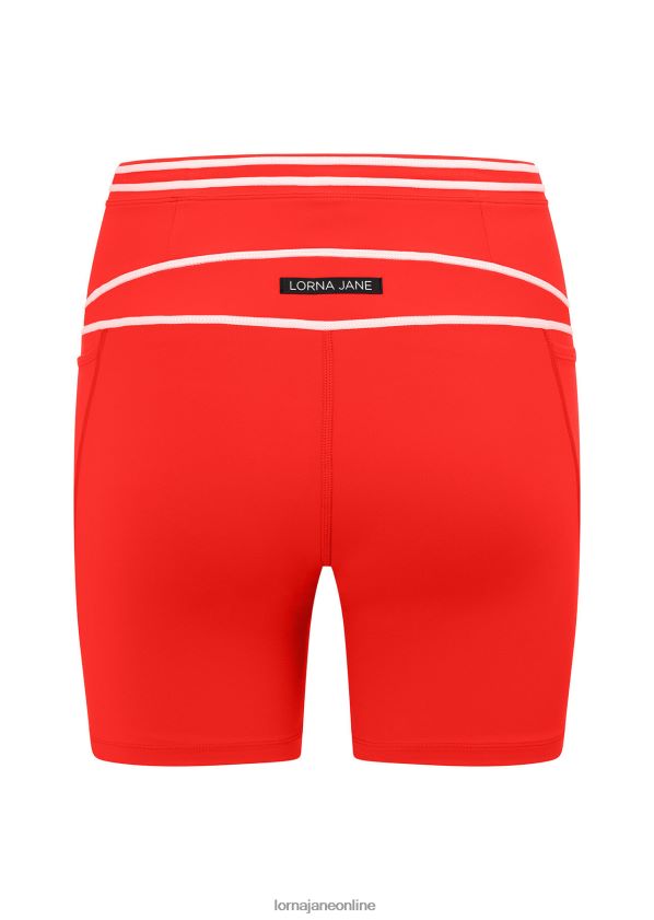 Lorna Jane Schnelle recycelte Booty-Fahrradshorts ZR60X127 Bekleidung heiße Tomate Frauen