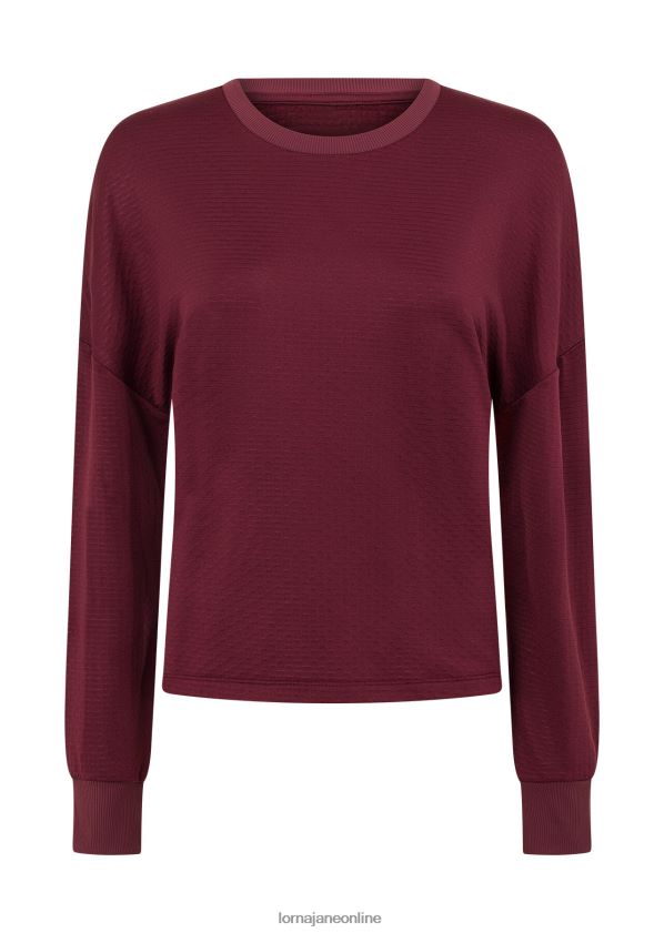 Lorna Jane Schweiß aufwärmen ZR60X36 Bekleidung kastanienbraun Frauen