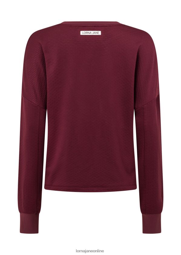 Lorna Jane Schweiß aufwärmen ZR60X36 Bekleidung kastanienbraun Frauen