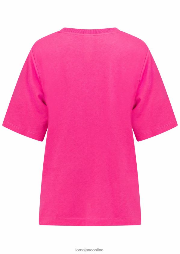 Lorna Jane Schwitzen und surfen Sie ein entspanntes T-Shirt ZR60X355 Bekleidung Babyrosa Frauen