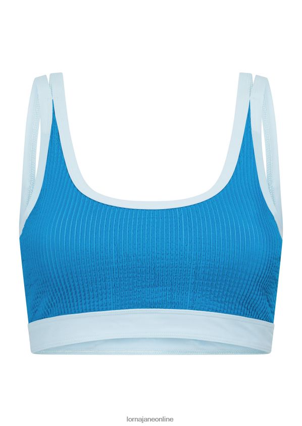 Lorna Jane Sommer-Hype-Bade-BH ZR60X419 Bekleidung Kornblume Frauen