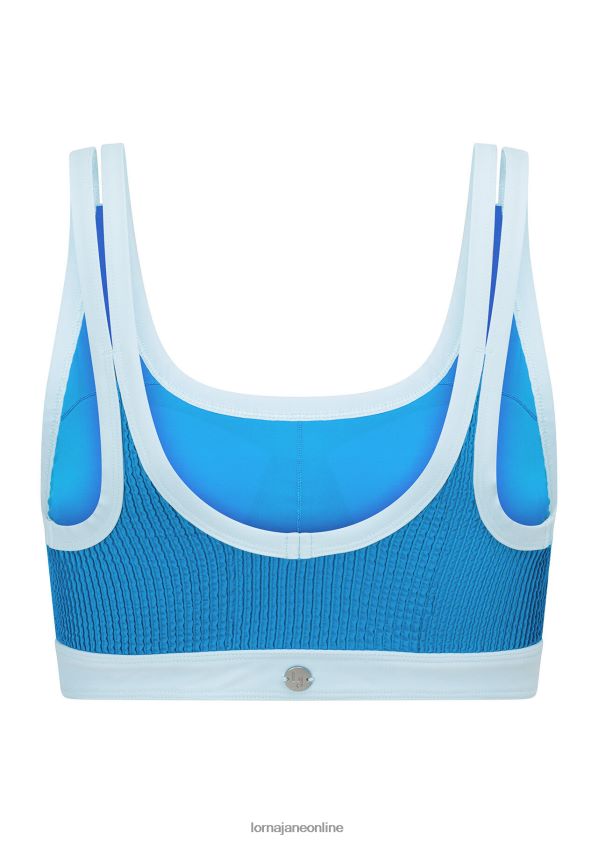 Lorna Jane Sommer-Hype-Bade-BH ZR60X419 Bekleidung Kornblume Frauen