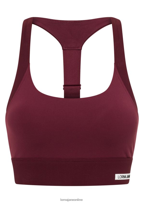 Lorna Jane Sport-BH weitermachen ZR60X22 Bekleidung kastanienbraun Frauen