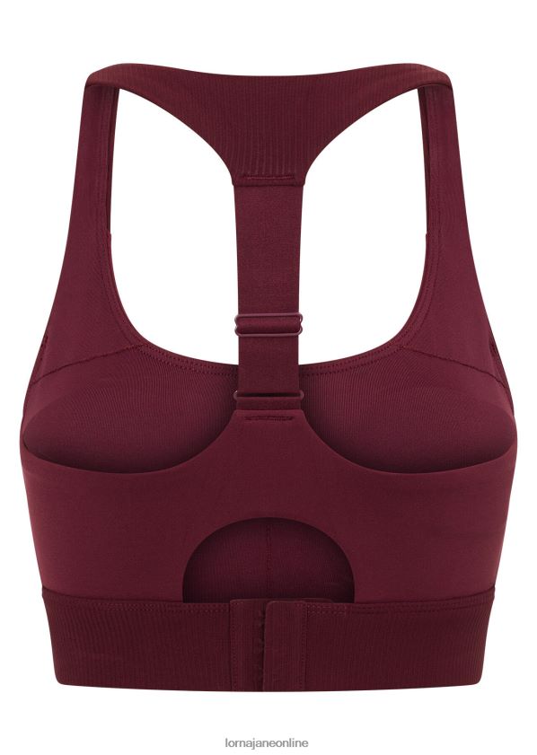 Lorna Jane Sport-BH weitermachen ZR60X22 Bekleidung kastanienbraun Frauen