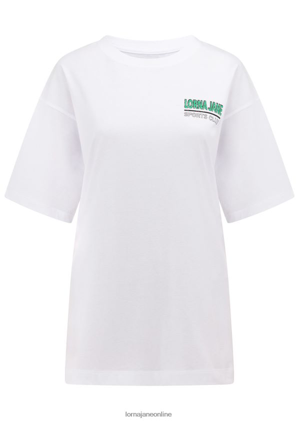 Lorna Jane Sportverein-Freund-T-Shirt ZR60X121 Bekleidung Weiß Frauen