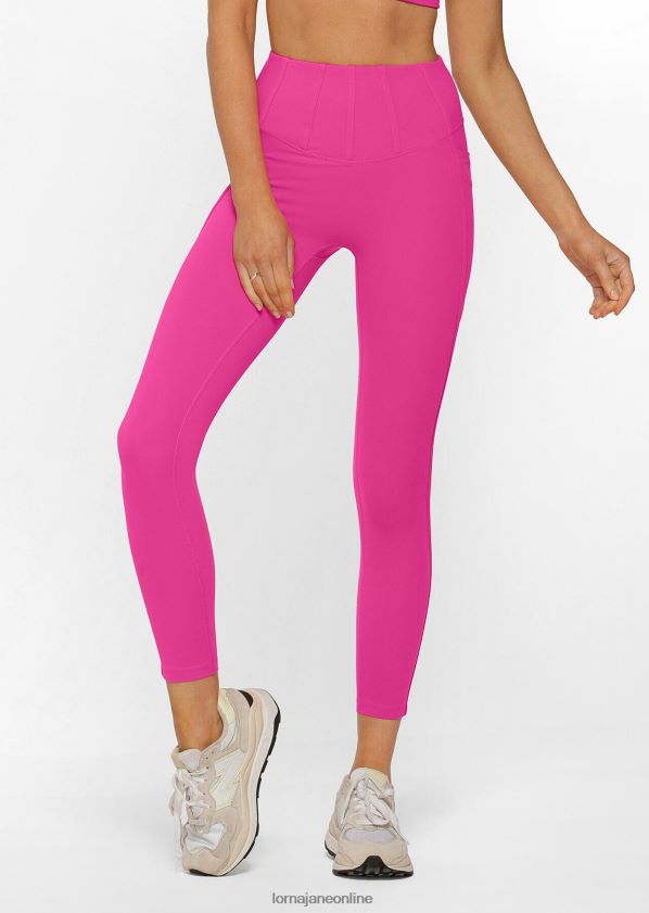 Lorna Jane Support No Ride recycelte Ankle Biter-Leggings ZR60X299 Bekleidung leuchtend rosa Frauen