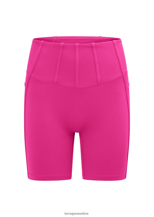 Lorna Jane Support No Ride recycelte Fahrradshorts ZR60X305 Bekleidung leuchtend rosa Frauen