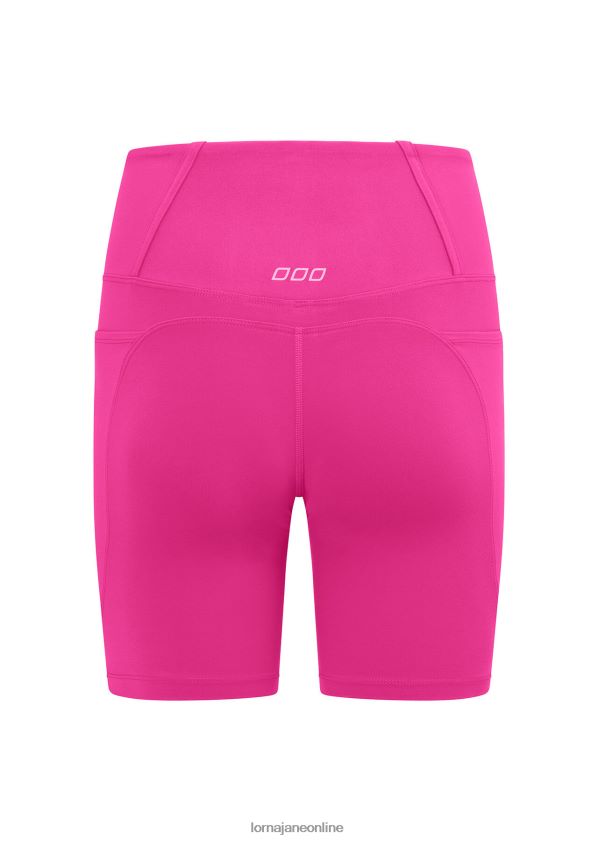 Lorna Jane Support No Ride recycelte Fahrradshorts ZR60X305 Bekleidung leuchtend rosa Frauen