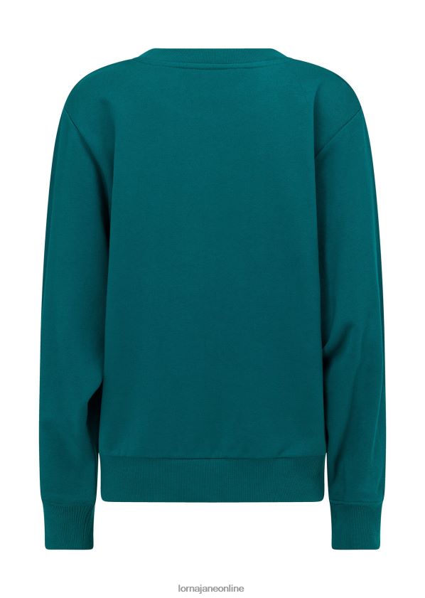 Lorna Jane Symbol Schweiß ZR60X384 Bekleidung dunkles Blaugrün Frauen