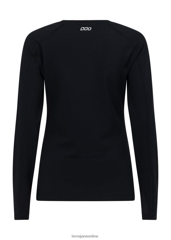 Lorna Jane Technisches Thermo-Langarmshirt ZR60X291 Bekleidung Schwarz Frauen
