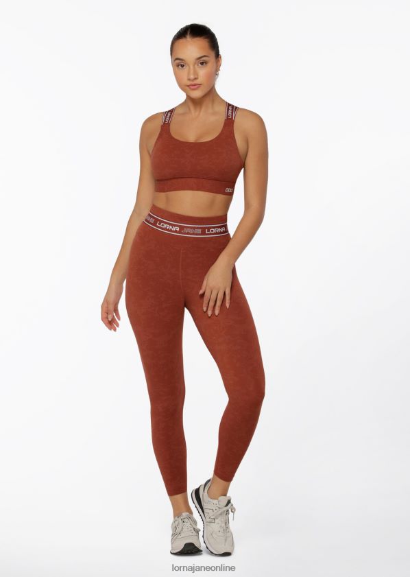 Lorna Jane Tempo-Knöchelbeißer-Leggings ZR60X476 Bekleidung gewaschenes Gewürz Frauen