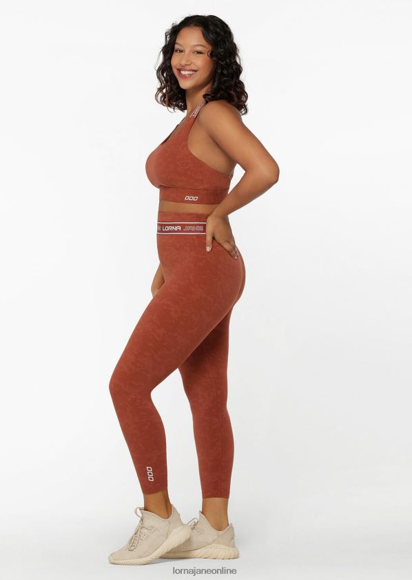 Lorna Jane Tempo-Knöchelbeißer-Leggings ZR60X476 Bekleidung gewaschenes Gewürz Frauen