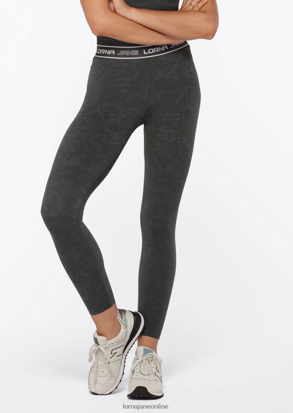 Lorna Jane Tempo-Knöchelbeißer-Leggings ZR60X477 Bekleidung gewaschenes Titan Frauen