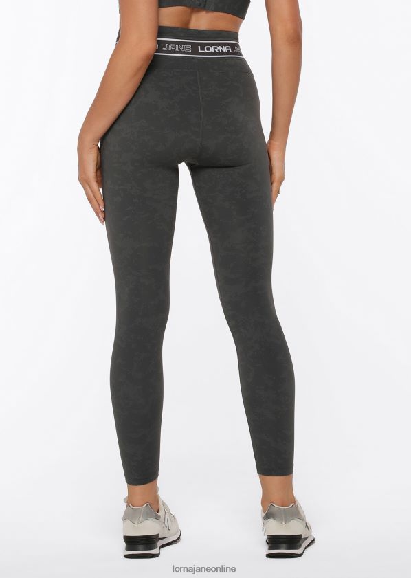 Lorna Jane Tempo-Knöchelbeißer-Leggings ZR60X477 Bekleidung gewaschenes Titan Frauen