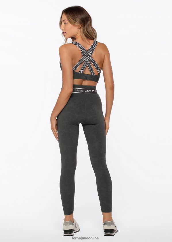 Lorna Jane Tempo-Knöchelbeißer-Leggings ZR60X477 Bekleidung gewaschenes Titan Frauen