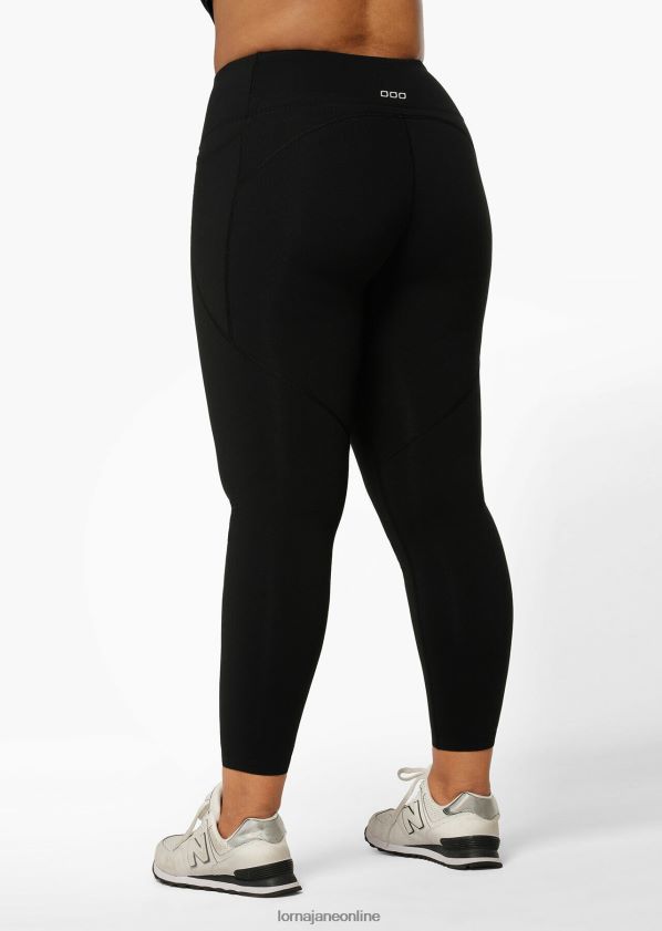 Lorna Jane Ultra Amy Thermo-Tech-Knöchelbeißer-Leggings ZR60X100 Bekleidung Schwarz Frauen