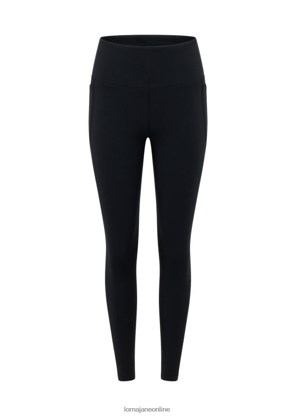 Lorna Jane Ultra Amy Thermo-Tech-Knöchelbeißer-Leggings ZR60X100 Bekleidung Schwarz Frauen