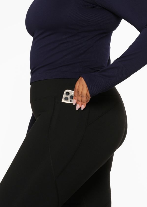 Lorna Jane Ultra Amy Thermo-Tech-Leggings in voller Länge ZR60X102 Bekleidung Schwarz Frauen