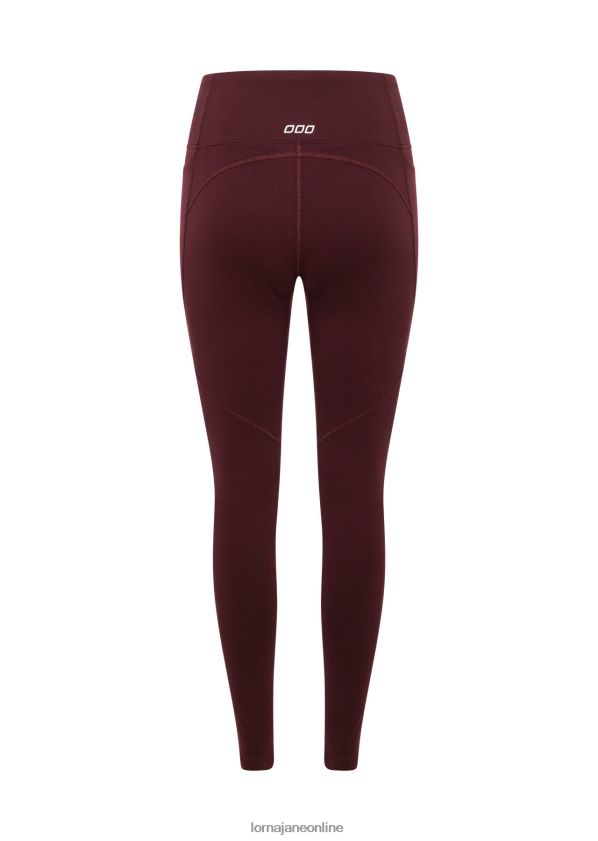 Lorna Jane Ultra Amy Thermo-Tech-Leggings in voller Länge ZR60X63 Bekleidung kastanienbraun Frauen