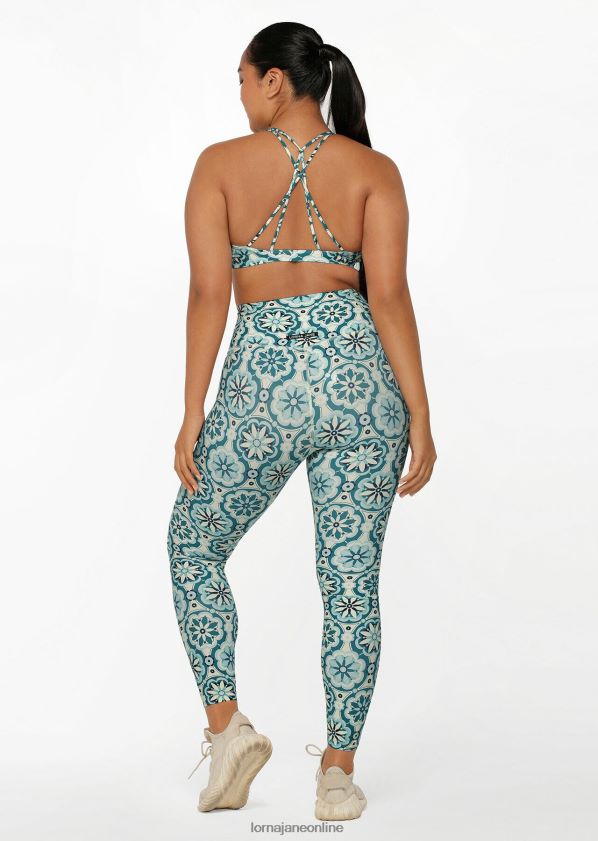 Lorna Jane Urlaubsmeditation Knöchelbeißer-Leggings ZR60X337 Bekleidung Urlaubsmeditationsdruck Frauen