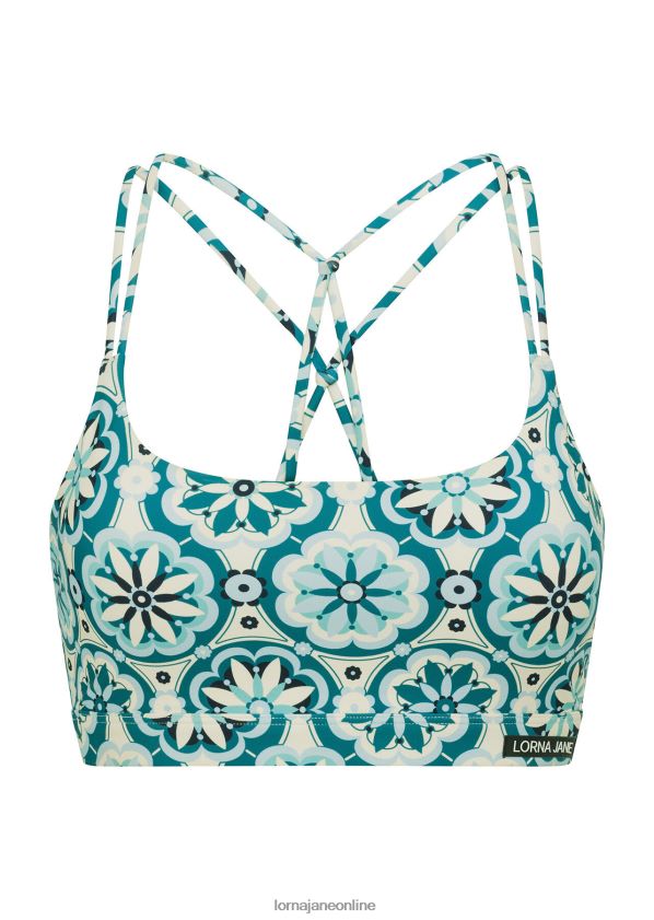 Lorna Jane Urlaubsmeditations-Sport-BH ZR60X335 Bekleidung Urlaubsmeditationsdruck Frauen