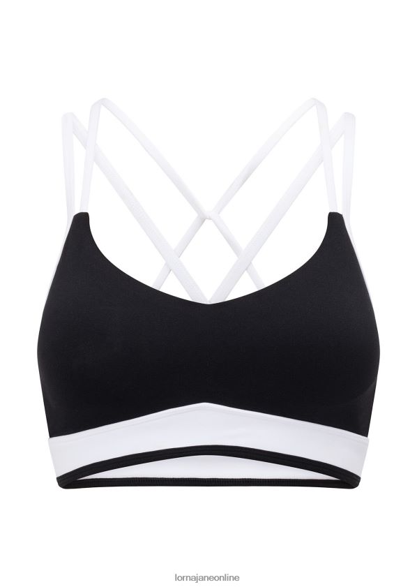 Lorna Jane Verwandeln Sie einen kühlenden Sport-BH ZR60X236 Bekleidung Schwarz Frauen