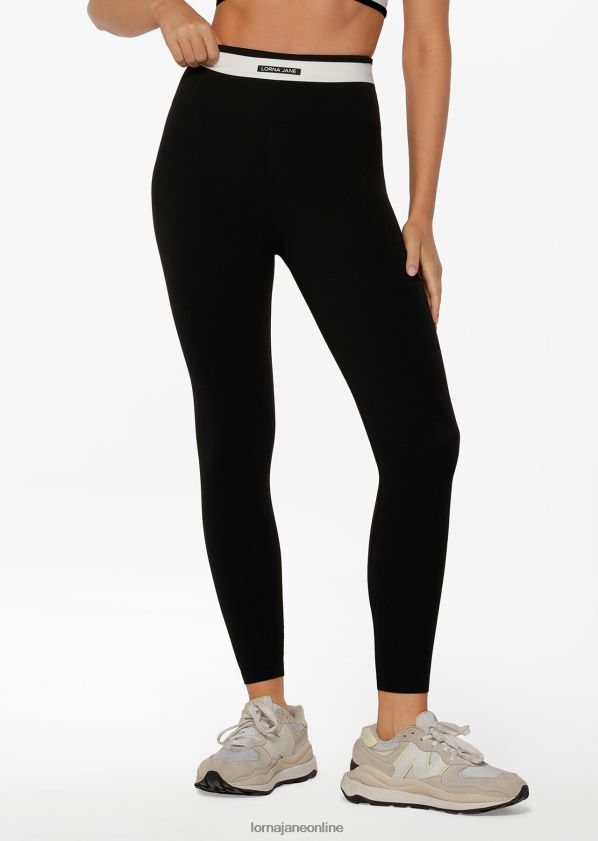 Lorna Jane Verwandeln Sie recycelte Knöchelbeißer-Leggings ZR60X237 Bekleidung Schwarz Frauen