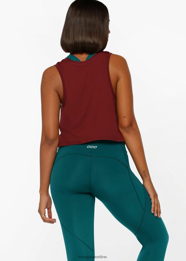 Lorna Jane Vollzeit aktiver Kurzpanzer ZR60X12 Bekleidung Sepia Frauen