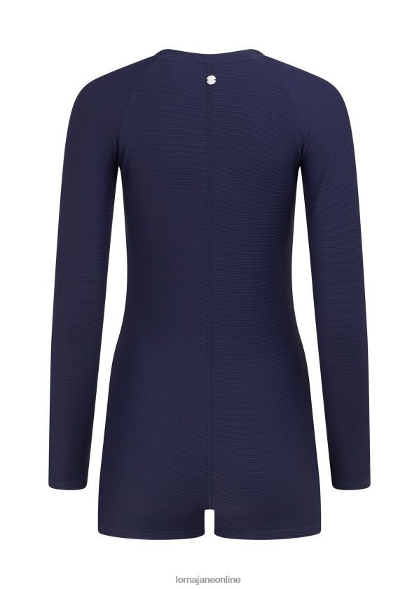 Lorna Jane Wassersport-Ripp-Paddelanzug aus recyceltem Material ZR60X405 Bekleidung Französische Marine Frauen