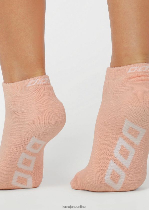 Lorna Jane ikonische Socke ZR60X288 Zubehörteil blasser Pfirsich Frauen