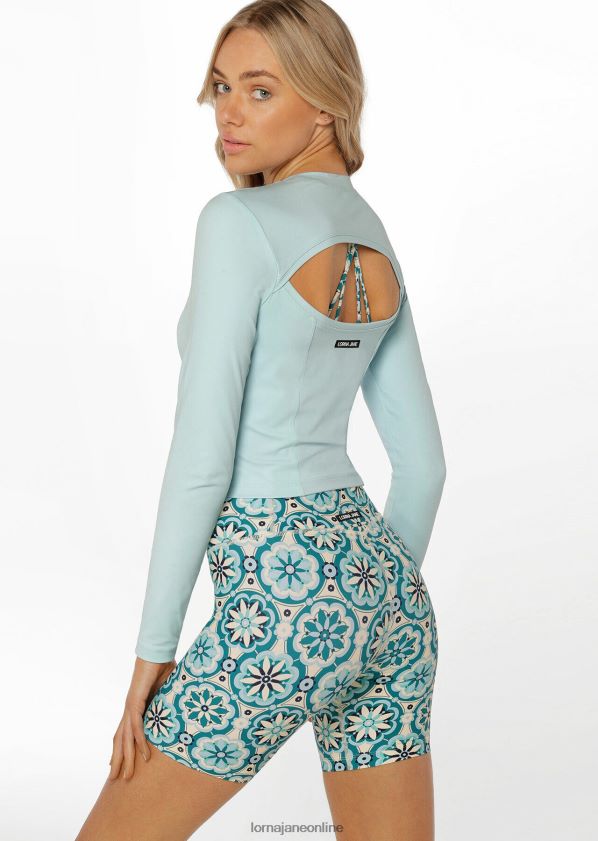 Lorna Jane langärmliges Oberteil mit Cut-Outs ZR60X352 Bekleidung Morgenhimmel Frauen
