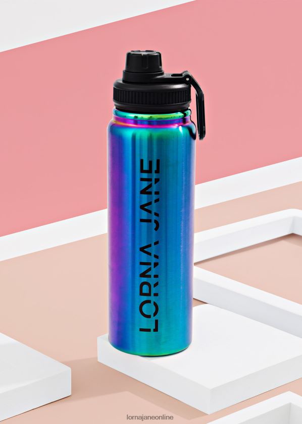 Lorna Jane schillernde isolierte Wasserflasche ZR60X228 Zubehörteil multi Frauen