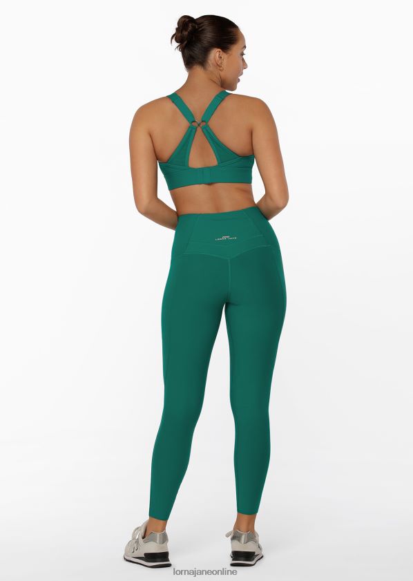 Lorna Jane ultimative Excel-Knöchelbeißer-Leggings ZR60X431 Bekleidung dunkles Blaugrün Frauen